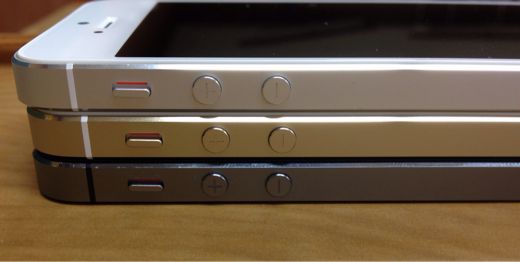 iPhone 5sのゴールドとシルバーとスペースブラック