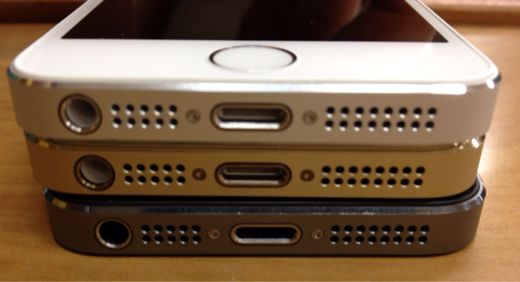 iPhone 5sのゴールドとシルバーとスペースブラック